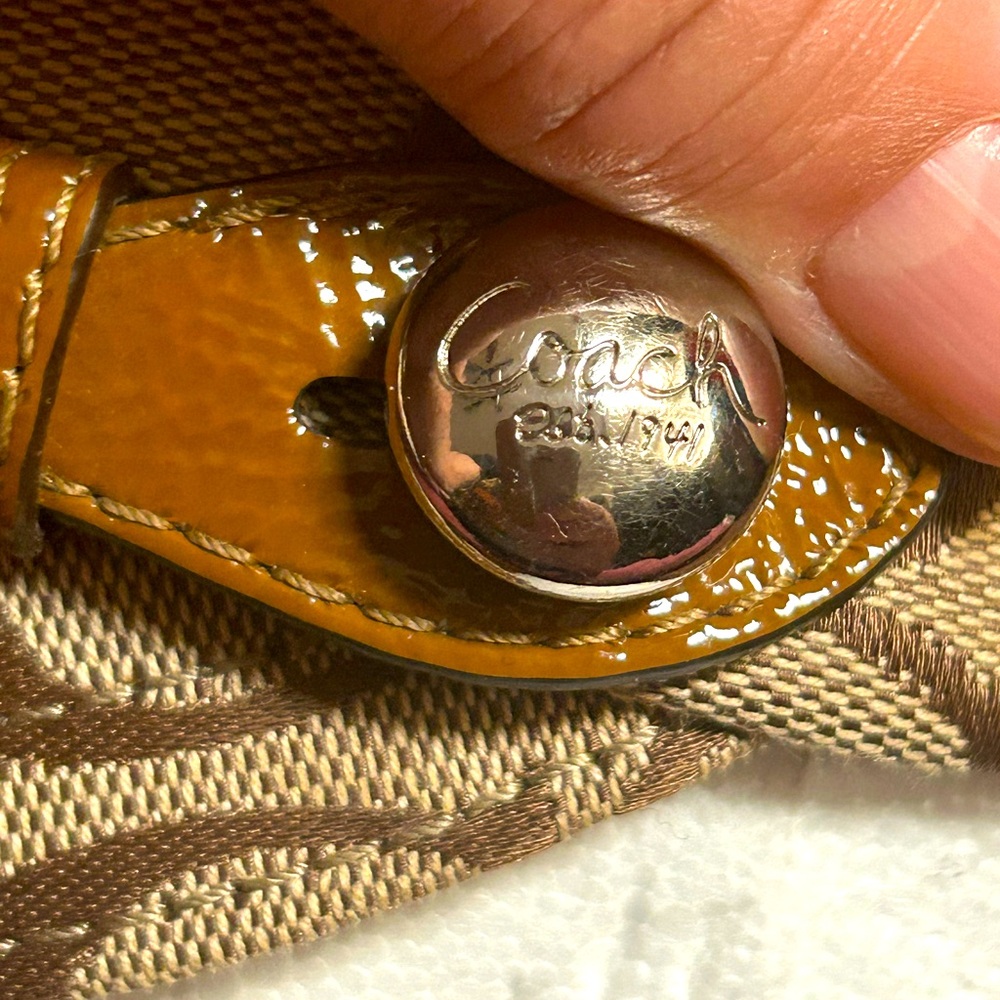 Coach Tan and Brown Patterned Accessory - Picture 6 of 8